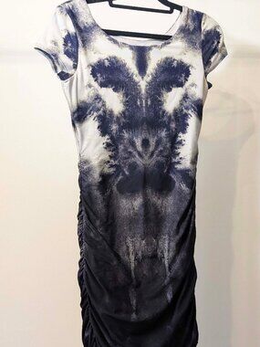 Kookai Rorschach Print Bodycon Dress